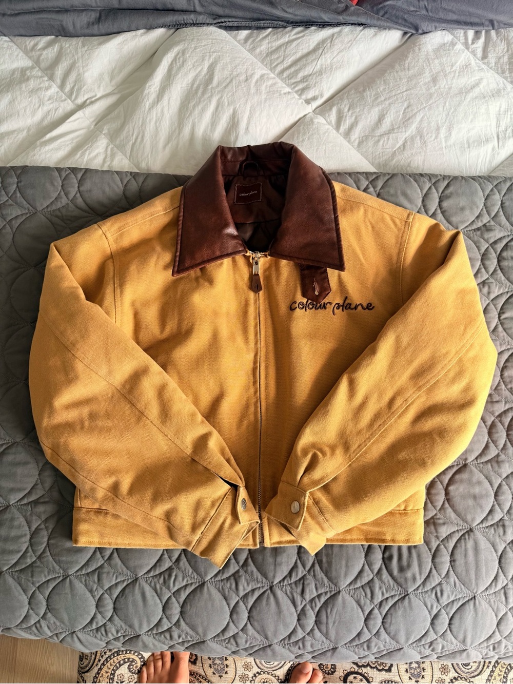 Colour plane workwear jacket